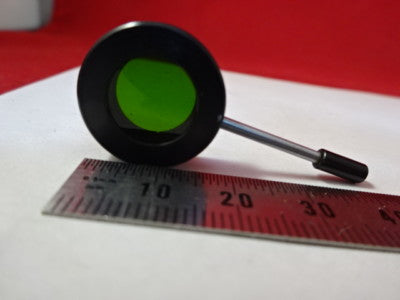 MOUNTED GREEN FILTER OPTICAL OPTICS AS PICTURED &AM-A-12