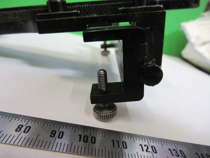 ANTIQUE UNIVERSAL AO SPENCER XY CLIPS MICROSCOPE PART AS PICTURED U9-A-31