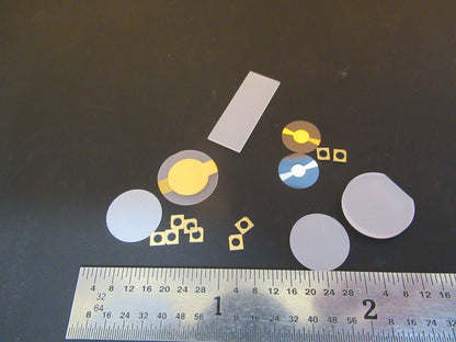 LOT ASSORTED PIEZO QUARTZ PIEZOELECTRIC BLANKS ULTRASONIC SENSOR &FT-1-A-95