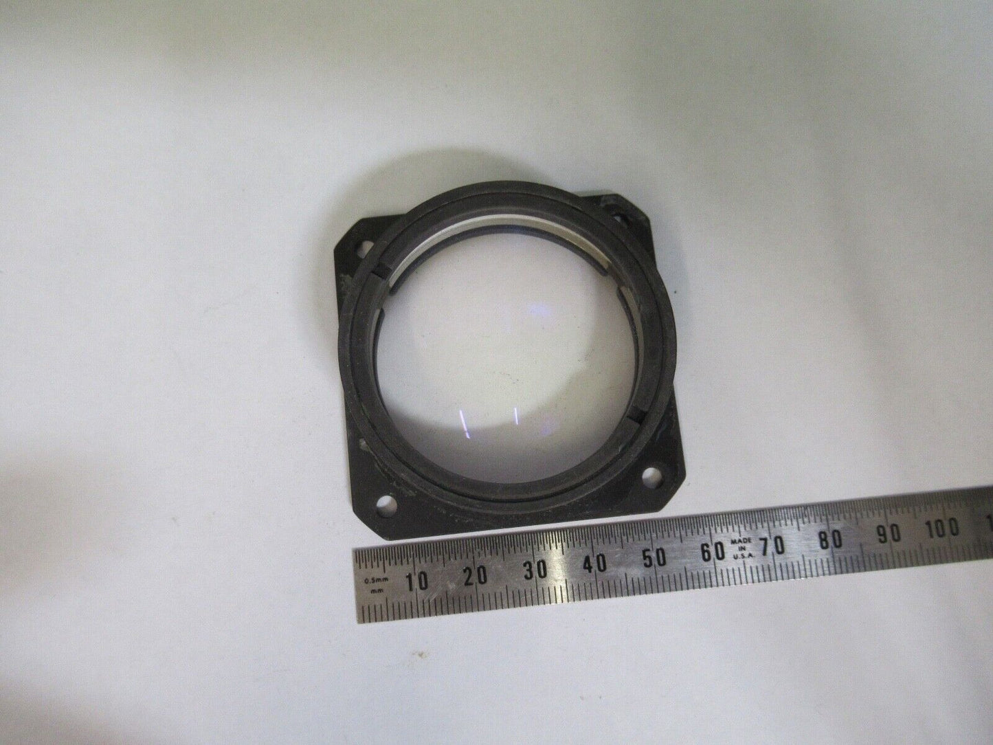 OPTICAL MIL SPEC MOUNTED GLASS LENS LASER OPTICS AS PICTURED Q9-FT-87