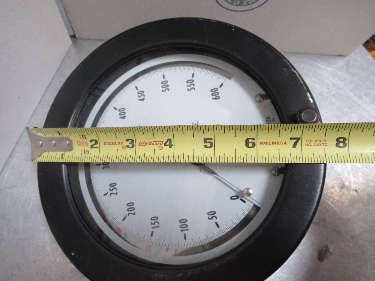 Huge Duragauge Manometer Pressure 600 Psi or Vacuum