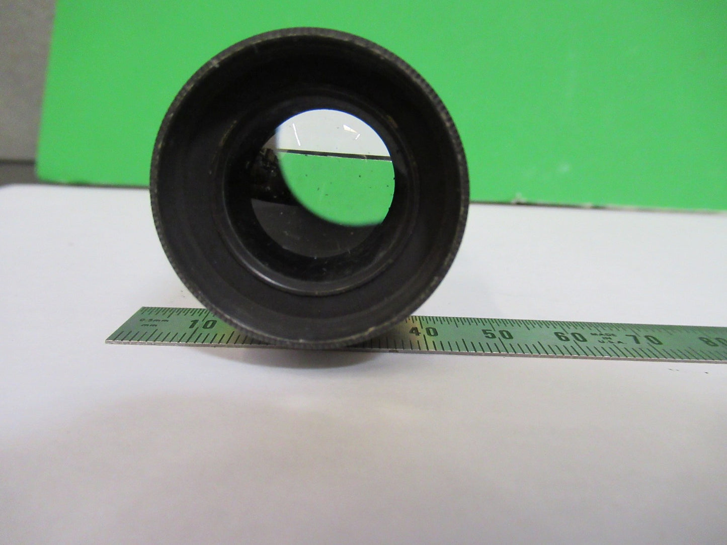 ANTIQUE BRASS OCULAR EYEPIECE LENS COLLINS LONDON UK MICROSCOPE PART X3-B-13