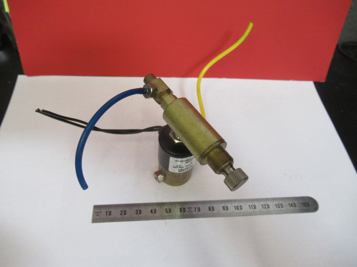 ELECTRIC SOLENOID AIR VALVE PRECISION DYNAMICS CONTROL FLOW AS IS H9-B-26
