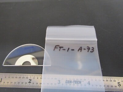 OPTICAL HALF CIRCLE MIRROR RARE OPTICS AS PICTURED &FT-1-A-73