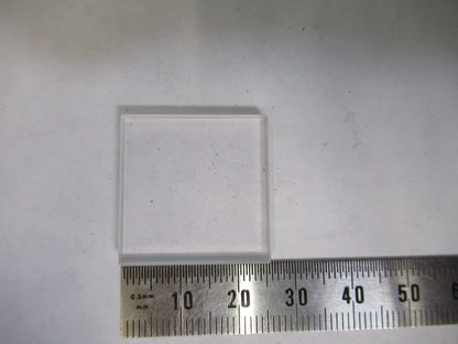 OPTICAL SQUARE BK7 GLASS PLATE PROLASER OPTICS AS PICTURED X7-A-43