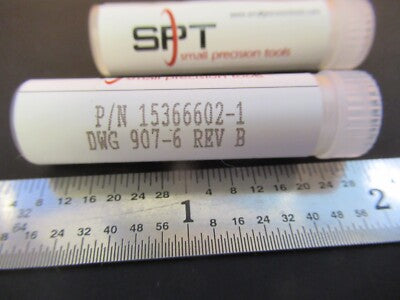 LOT PAIR SPT WIRE BOND TOOL P/N 15366602-01 PRECISION PART AS PICTURED &3K-A-98