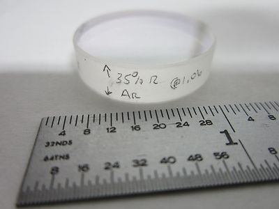 OPTICAL INFRARED FLAT FILTER LENS COATED LASER OPTICS BIN#R3-71