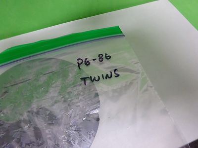 Semiconductor Wafer Silicon with Twining [cracked]
