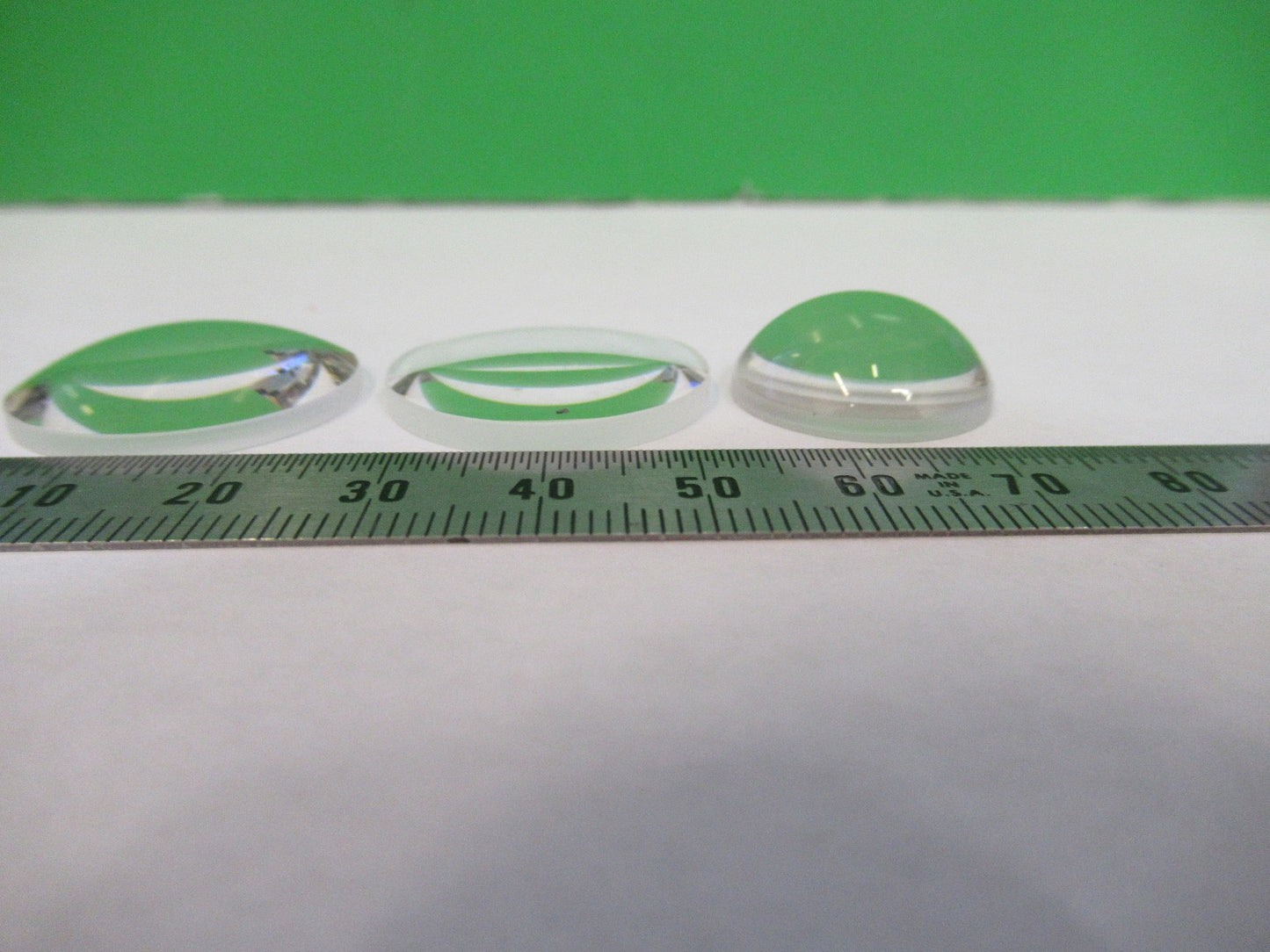 OPTICAL LOT LENSES CONCAVE CONVEX ZEISS GERMANY OPTICS AS PICTURED U8-B-04