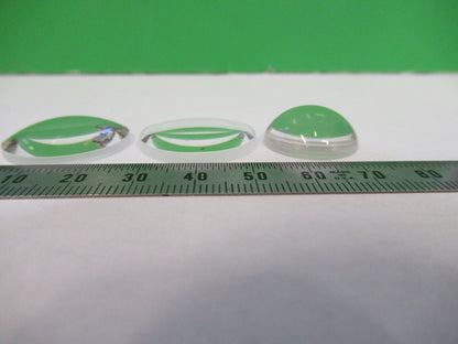 OPTICAL LOT LENSES CONCAVE CONVEX ZEISS GERMANY OPTICS AS PICTURED U8-B-04
