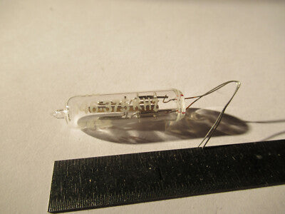 Antique Quartz Radio Crystal Morion Glass Holder Frequency Control