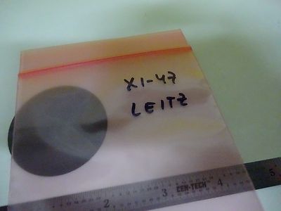 MICROSCOPE PART LEITZ GERMANY FILTER ND ILLUMINATOR OPTICS AS IS BIN#X1-47