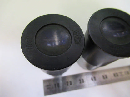 CBS BECK KASSEL GERMANY PAIR EYEPIECE MICROSCOPE PART AS PICTURED U8-A-10