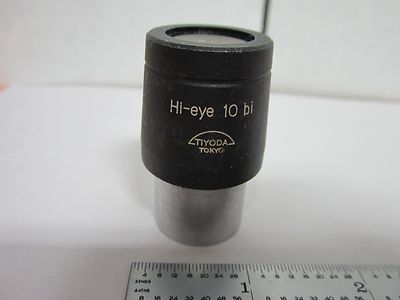Optical Microscope Eyepiece Tiyoda Japan Hi-eye 10 Bi Optics