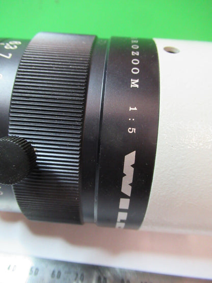 OPTICAL MAKROZOOM WILD SWISS LENS 1:5 MICROSCOPE OPTICS AS PICTURED  S2-B-104A