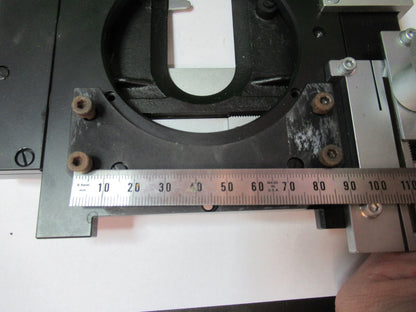LEITZ WETZLAR LABORLUX XY STAGE TABLE MICROSCOPE PART AS PICTURED G5-A-21