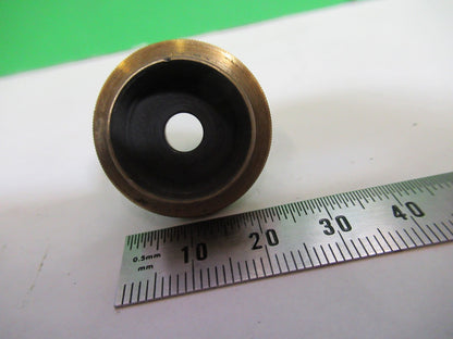 ANTIQUE BRASS H CROUCH LONDON LENS OBJECTIVE MICROSCOPE PART AS PICTURED T6-A-34