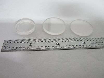 Optical Lot 3 Ea Lenses Mil Spec Laser Optics