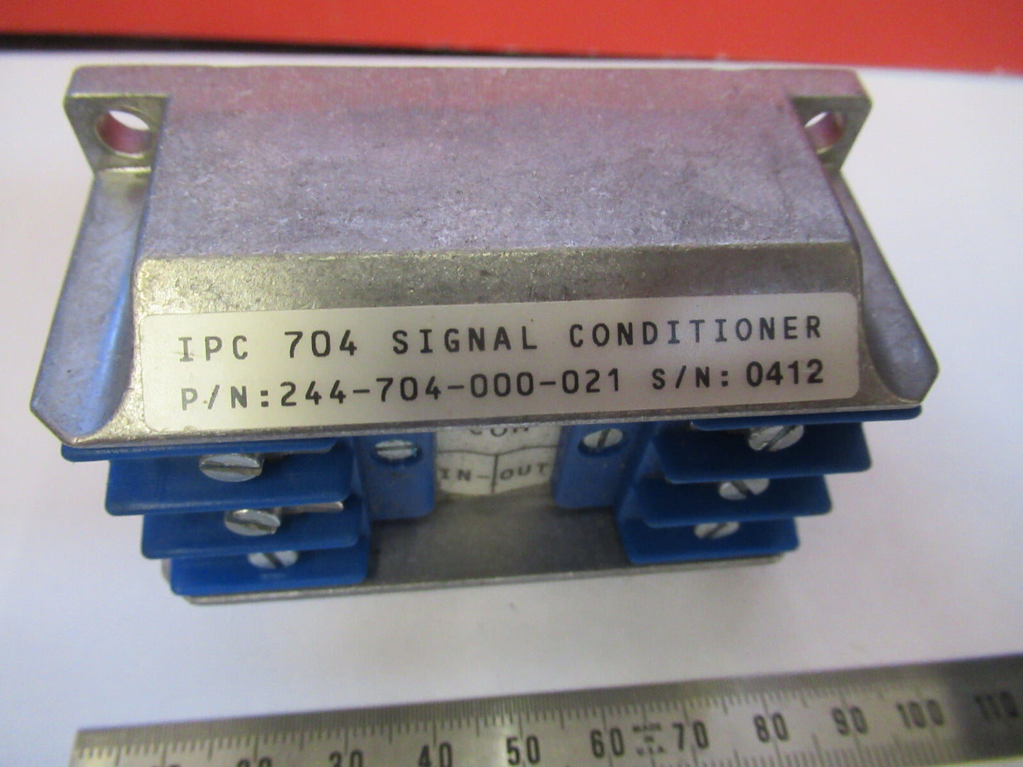 MEGGITT VIBRO-METER IPC704 244-704-000-021 AMP MODULE for ACCELEROMETER S6-A-69
