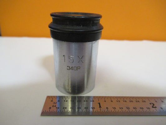 Vintage Eyepiece 15X Optics Spencer Lens Co. Microscope Part