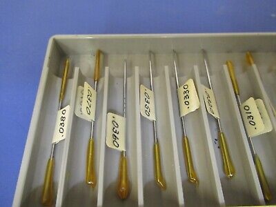 CALIBRATED PINS INSPECTION METROLOGY DRILL BIT ? 62 to 80 SET AS PICTURED 9-A-41