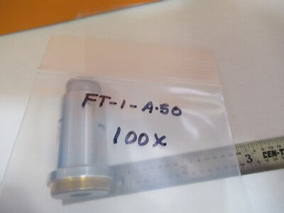 CARL ZEISS GERMANY PH3 100X OBJECTIVE MICROSCOPE PART AS PICTURED &FT-1-A-50