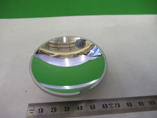 AUS JENA GERMANY MIRROR CONCAVE OPTICS MICROSCOPE PART AS PICTURED T2-A-59