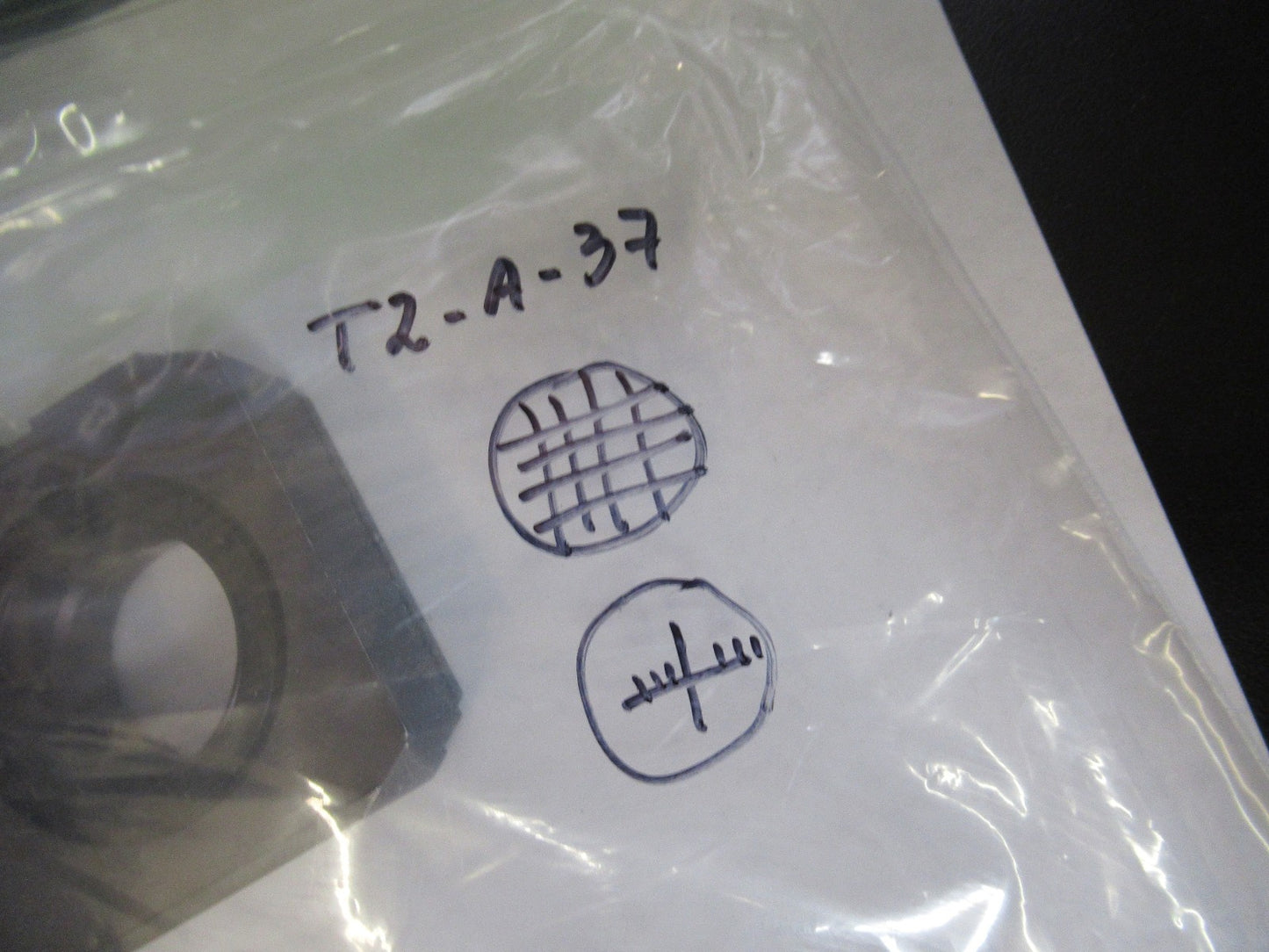 AUS JENA GERMANY HUGE SLIDE RETICLE GRID MICROSCOPE PART AS PICTURED T2-A-37