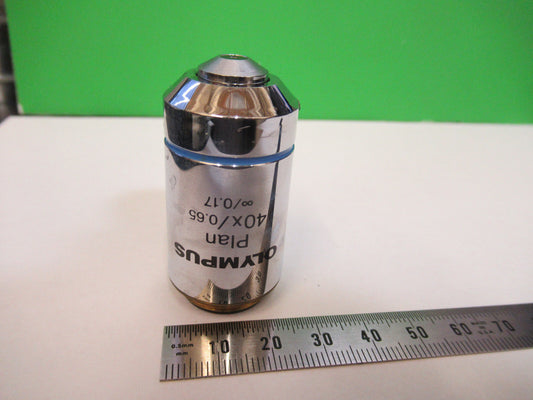 Olympus Objective Infinity Lens 40X Pl Optics Microscope Part AS Pic