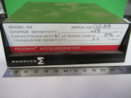 Endevco Meggitt Picomin Model 22 + Cable Accelerometer