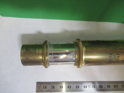 Antique Brass Tubus + Nosepiece Ernst Leitz Microscope Part