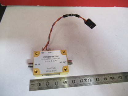 AMPLIFIER 60-C-21270 MICROWAVE RF FREQUENCY 8 GHz  WILTRON  AS PICTURED T7-A-45