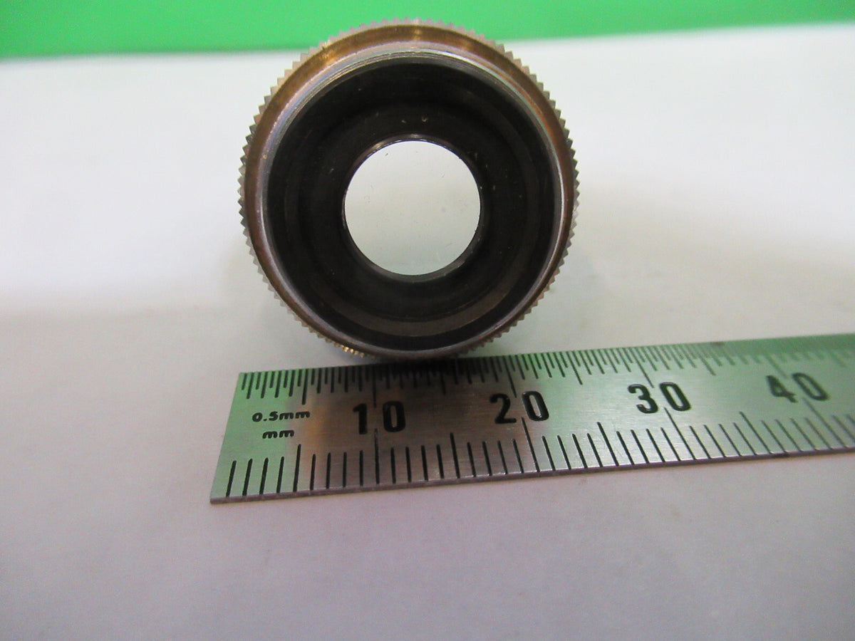 BAUSCH OBJECTIVE 40mm LENS STRAIN FREE POL POLARIZATION MICROSCOPE PART &G7-A-26