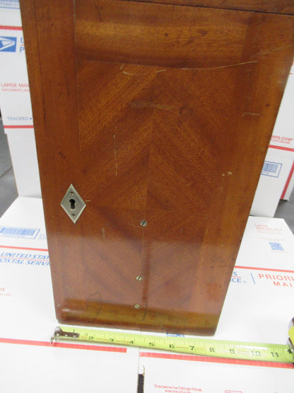 ANTIQUE WOOD CABINET EMPTY CARL ZEISS  1900's without key  MICROSCOPE PART TA-5