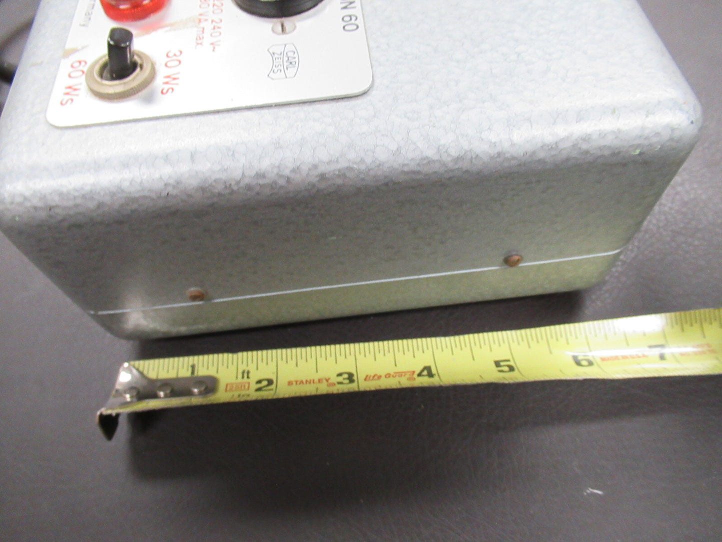 RARE HEAVY POWER SUPPLY UKATRON CARL ZEISS GERMANY MICROSCOPE PART AS PIC TD-1