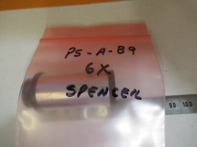Vintage Spencer Lens Co. Eyepiece 6X Ocular Microscope Part Optics