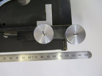 BAUSCH LOMB XY STAGE TABLE CLIPS OPTICS MICROSCOPE PART AS PICTURED V3-A-48