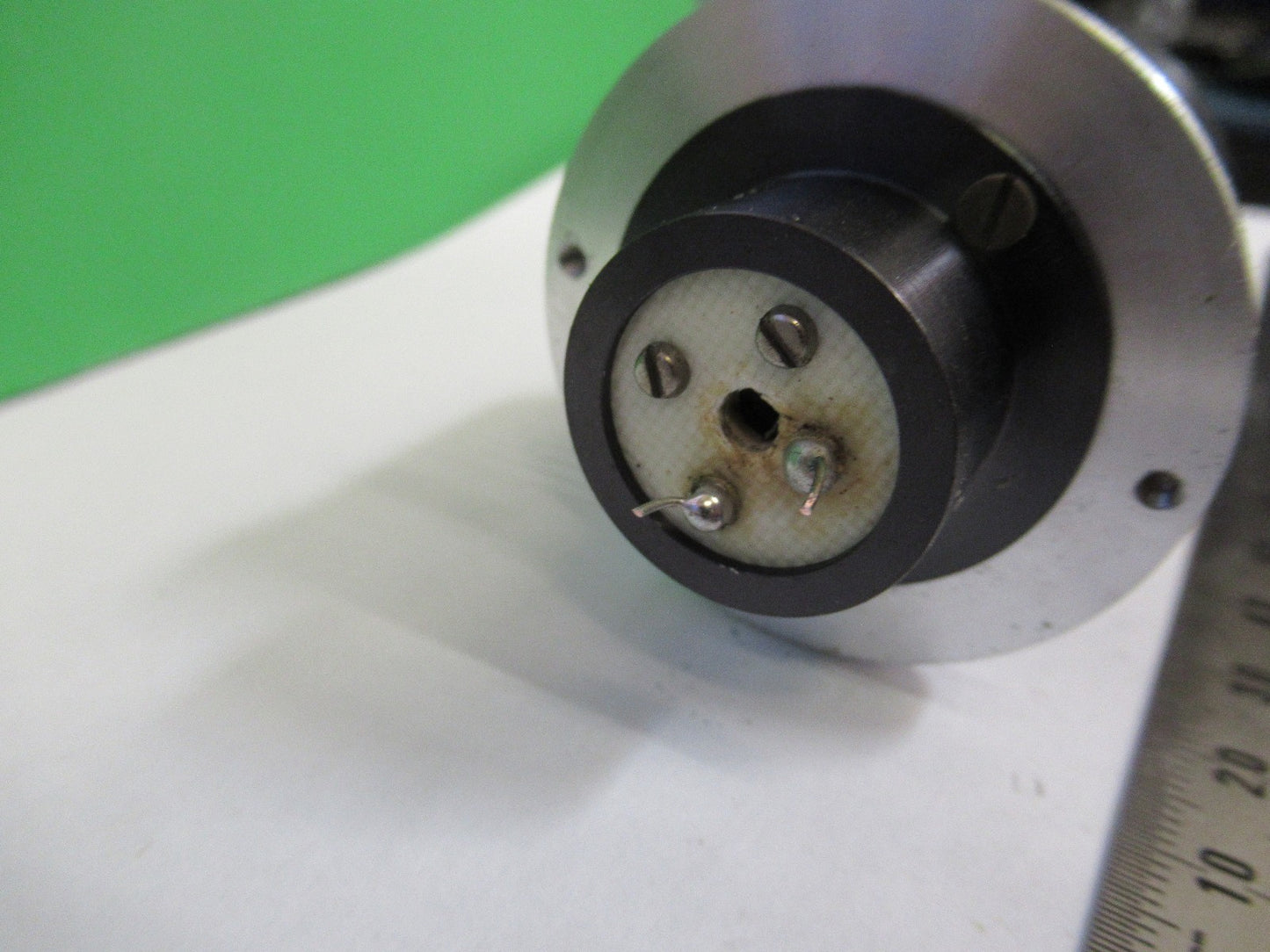 ANTIQUE UNITRON JAPAN LAMP FILTER ASSEMBLY MICROSCOPE PART AS PICTURED V3-A-50