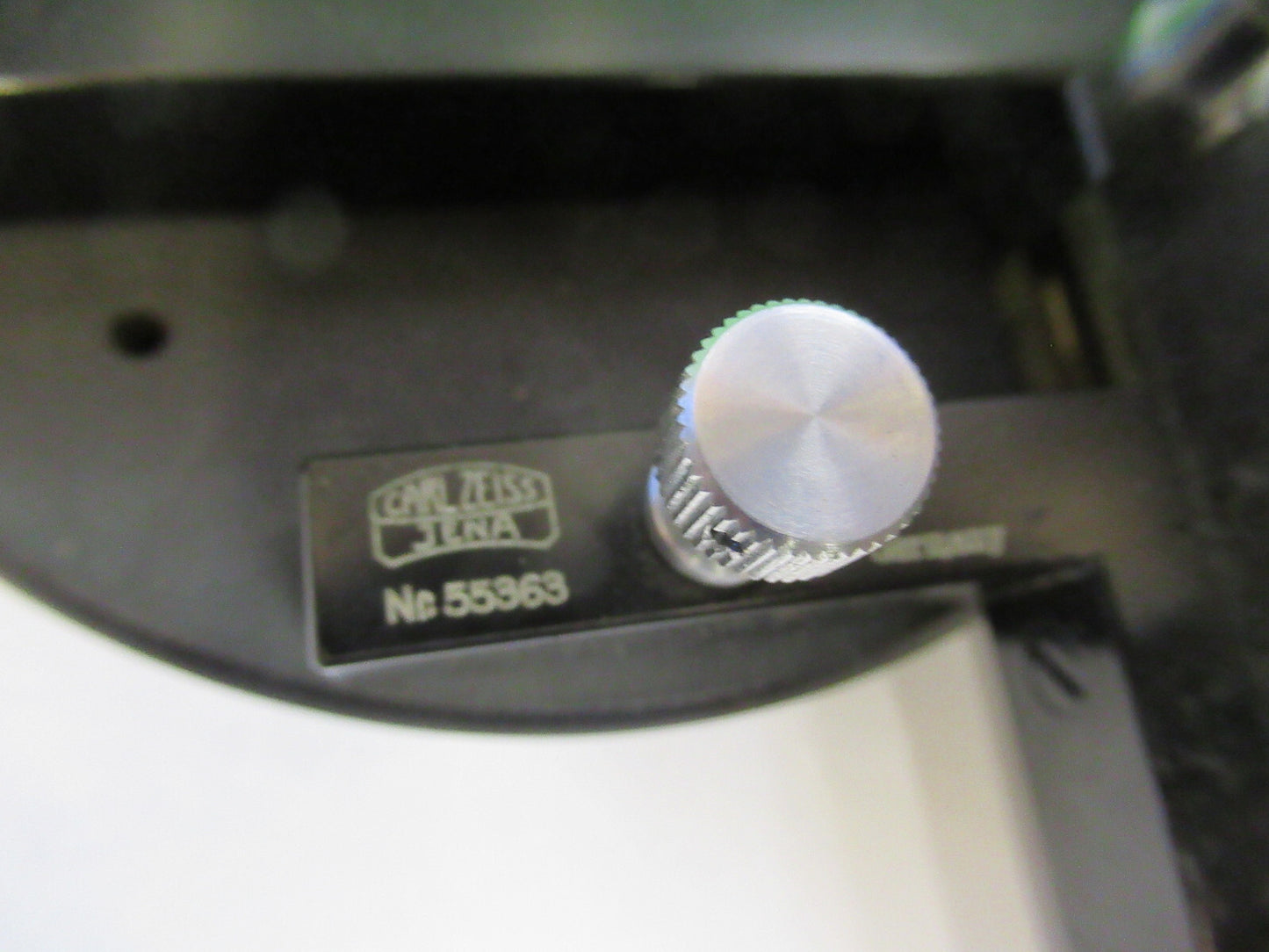 CARL ZEISS POL ROTABLE STAGE TABLE MICROSCOPE PART AS PICTURED F3-B-02