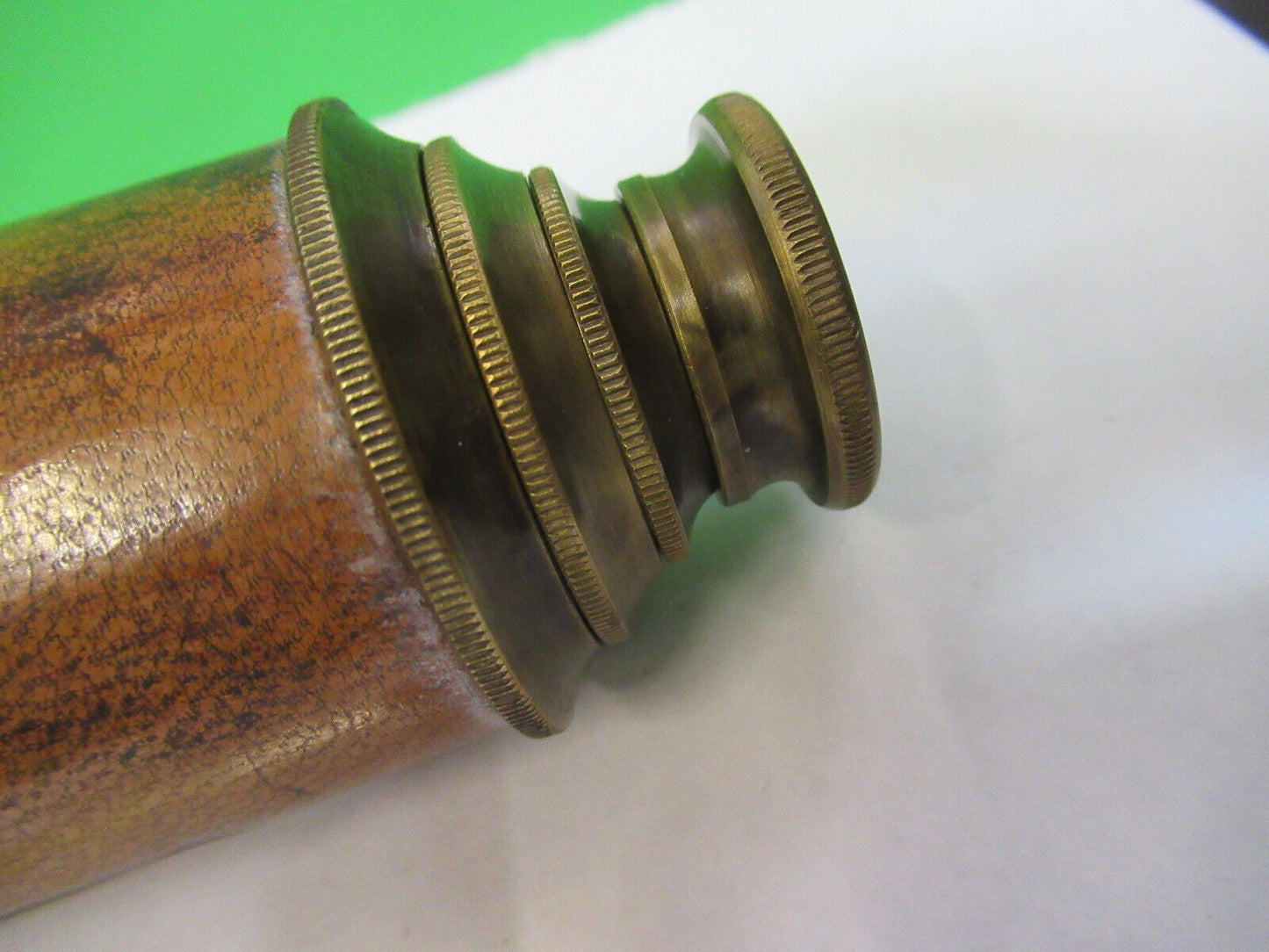 COLLECTABLE ANTIQUE BRASS LONDON TELESCOPE  AS PICTURED &S2-C-22