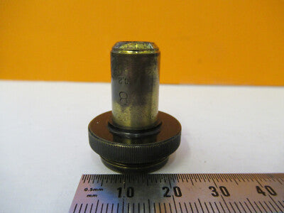 Antique Carl Zeiss AG Objective "8" Germany Microscope Part