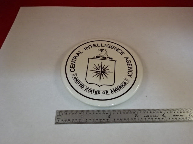 Collectable Glass Coaster Cia Central Intelligence Agency