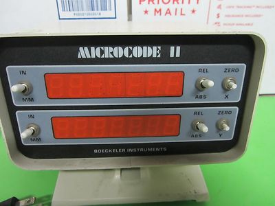 MICROCODE II BOECKELER 2-MT READER DISPLAY for POSITIONING SCOPE OPTICS BIN#61