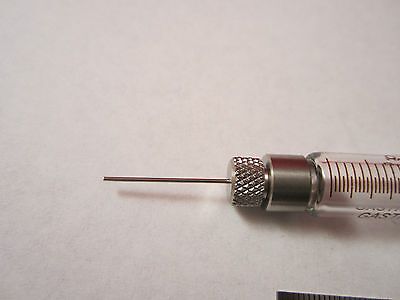 HAMILTON GLASS SYRINGE 2.5 ml GAS CHROMATOGRAPHY BIN#1C