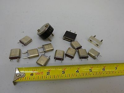 LOT ANTIQUE McCOY BLILEY JK PR QUARTZ CRYSTALS WWII FREQUENCY AS IS BN#K6-76