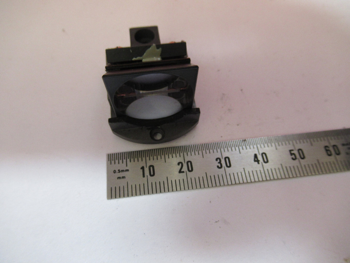 OPTICAL PRISM ZEISS GERMANY HEAD MICROSCOPE PART AS PICTURED S9-FT-93