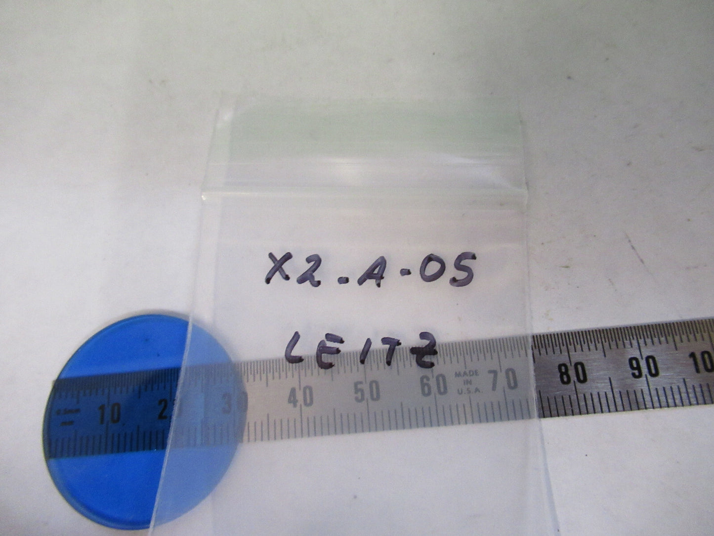 Ernst Leitz Wetzlar Germany B12 Blue Glass Filter Microscope Part