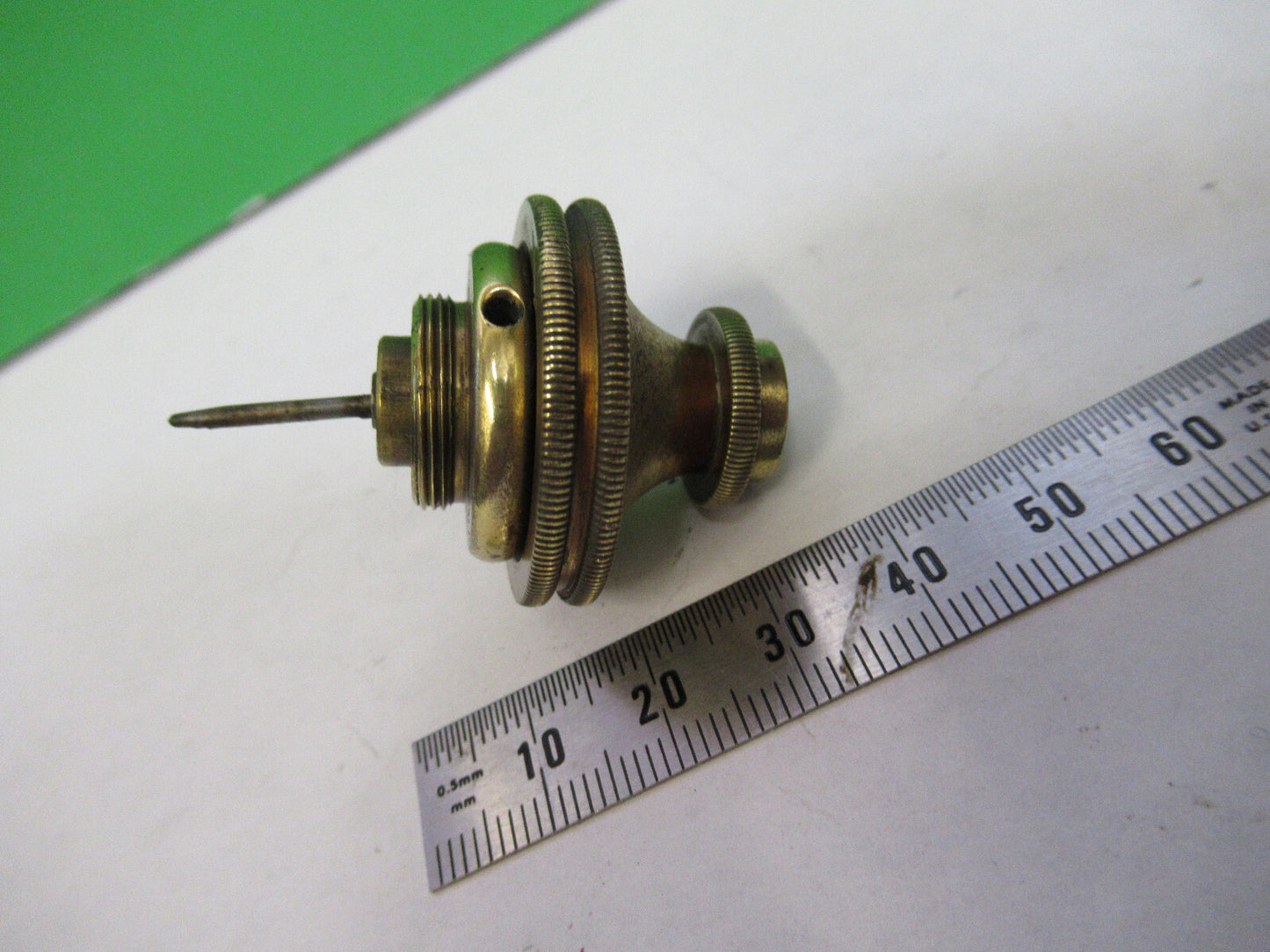BRASS SPENCER ANTIQUE SPRING ADJUST MICROSCOPE PART AS PICTURED G8-A-18
