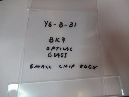 Optical BK7 Glass Slab small chip edge very clean Laser Optics