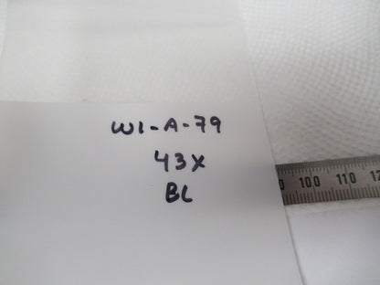 Optical Vintage Microscope Objective 43X Bausch & Lomb Optics